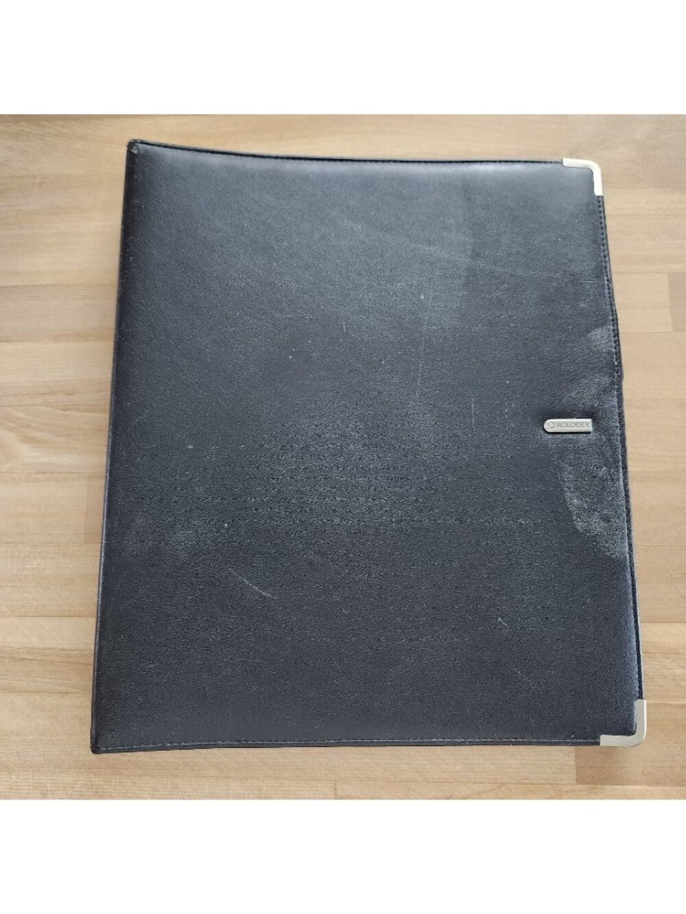 Rolodex Business Card Binder Portfolio w/ 9 Pages Black